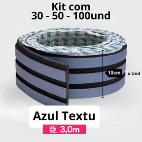 Kit Painel Ripado Autocolante 3M Laminado  | Linha Madeto | TOP