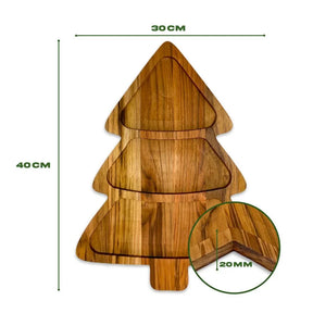 Petisqueira Pinheiro Luxo | Decoração Natalina com Sofisticação Natural