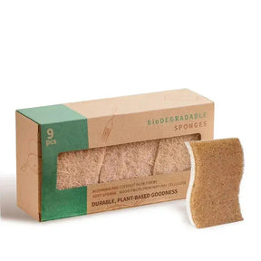 Kit 18 Esponja de Cozinha Biodegradáveis Premium (duram até 18 meses)