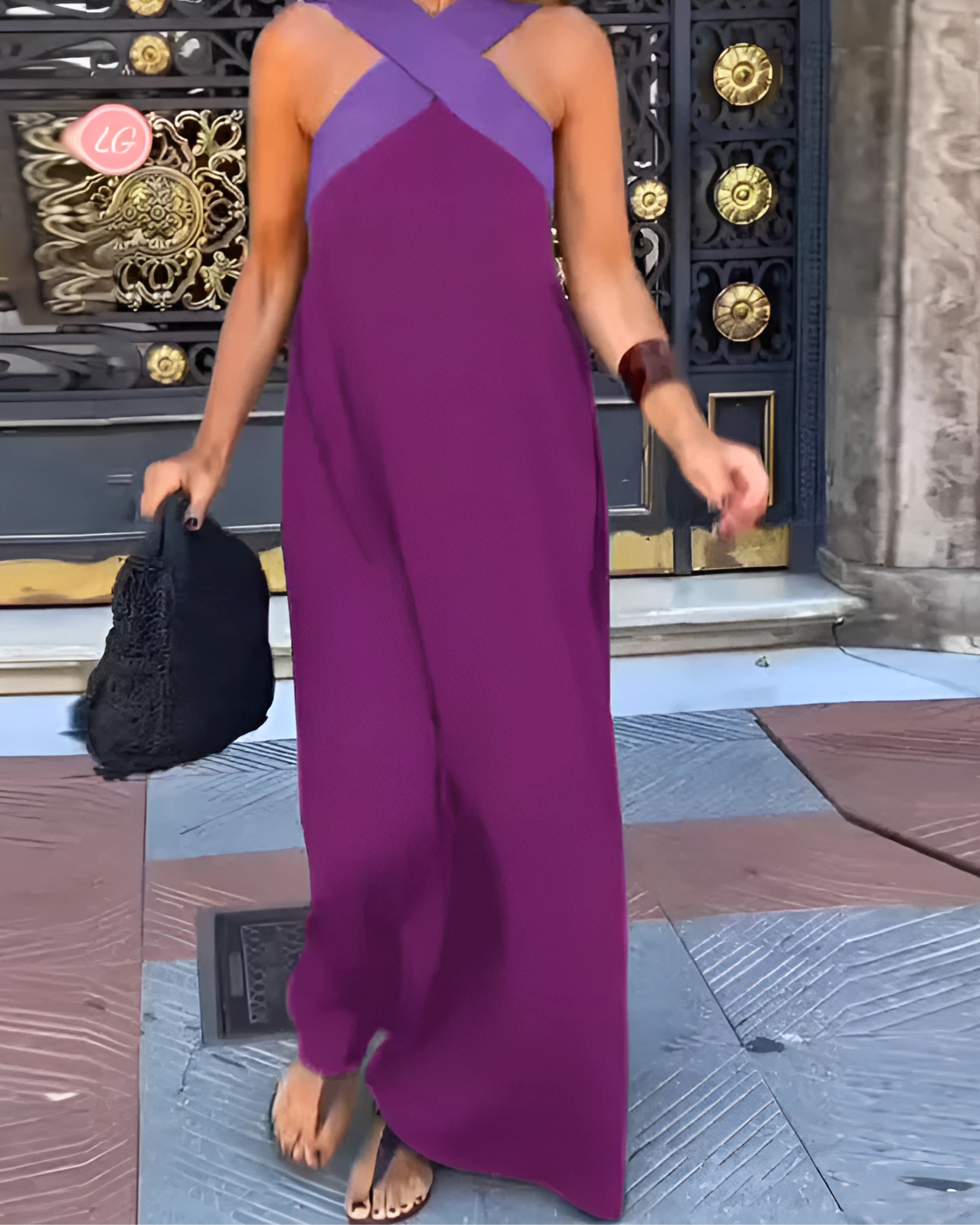 Vestido Diana | Sem Manga - Fresco e Soltinho (Estilo Italiano)