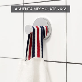 Fluno Sup™ – Gancho de Ventosa Premium Para Banheiro e Cozinha – Compre 1, Leve 2 + Frete Grátis 🎁