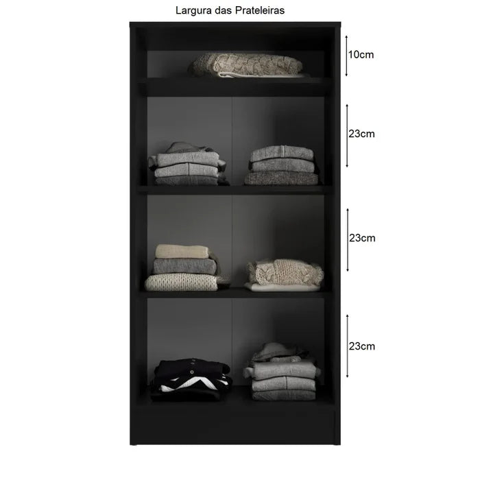 Armário Multiuso Veneza 2 Portas Branco