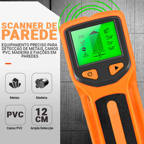 Scanner Profissional de Parede Para Metais Cano PVC Madeira e Fiação