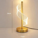 Abajur de Mesa Touch em Espiral Acrílico