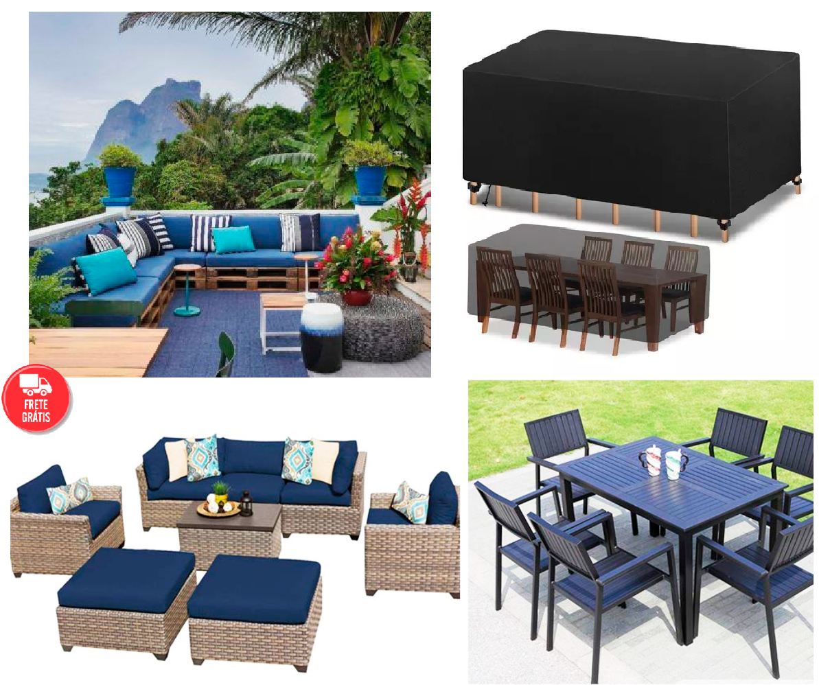 Capa Impermeável Retangular Preta