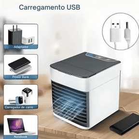 Mini Ar Condicionado Climatizador Portátil USB