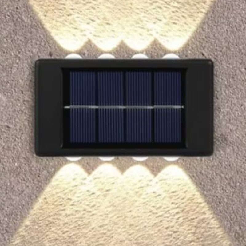 Arandela Solar de Parede para Área Externa com LED
