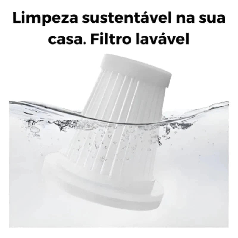 Aspirador de Pó Portátil CleanMax + 5 BRINDES EXCLUSIVOS + FRETE GRÁTIS ATÉ 23:59