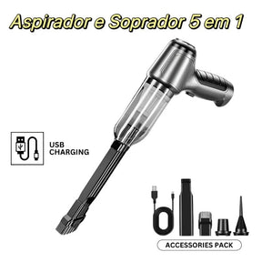 Aspirador de Pó Portátil CleanMax + 5 BRINDES EXCLUSIVOS + FRETE GRÁTIS ATÉ 23:59