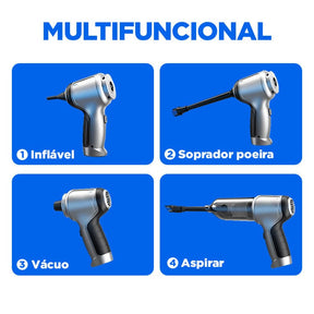 Aspirador de Pó Portátil CleanMax + 5 BRINDES EXCLUSIVOS + FRETE GRÁTIS ATÉ 23:59