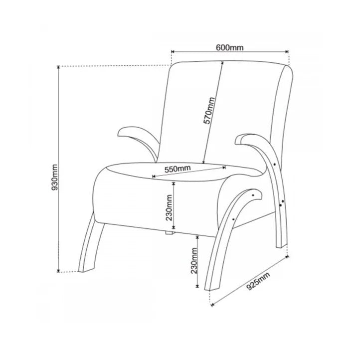 Poltrona Cecilia Seda | Frete Grátis