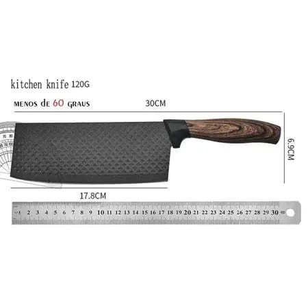 Conjunto De Facas Inox 6 Peças Antiaderente Para Cozinha - Entrega Grátis