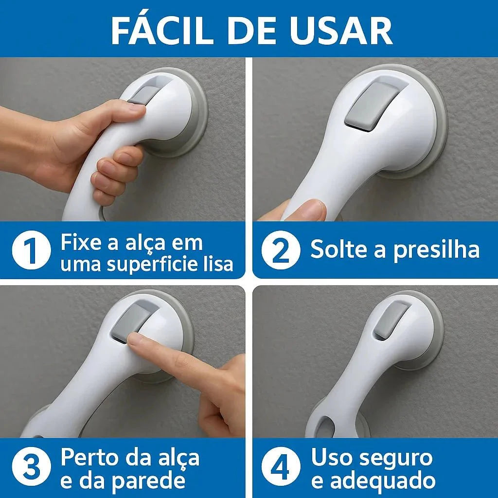 Barra de Apoio Portátil para Banheiro - SafeGrip