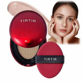Base Cushion Clareadora TIRTIR - Protetor Solar e Maquiagem Longa Duração - Original