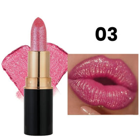 Batom Cintilante com Glitter Hidratante à Prova d'Água Vapor One