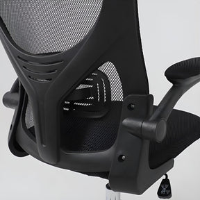 Kit 2 Cadeira De Escritório Giratória Preta Com Rodinhas Cor Preto