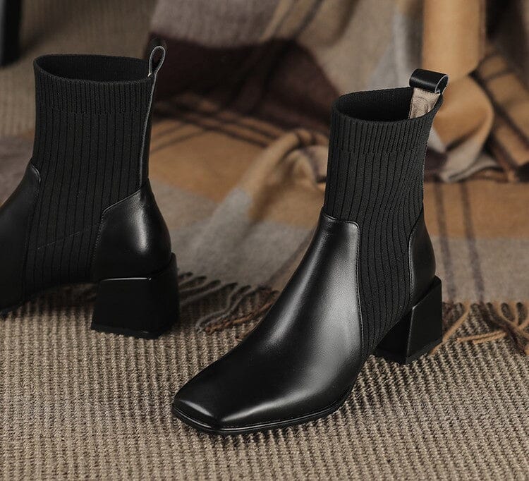 Bota Texana Feminina Cano Curto com Malha Dallas Western