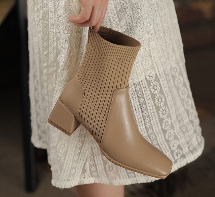 Bota Texana Feminina Cano Curto com Malha Dallas Western