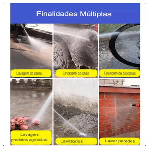 Lavajato 48V Pistola Lavadora Portátil De Alta Pressão Recarregável Carros e Jardins Pistola Residencial Bivolt