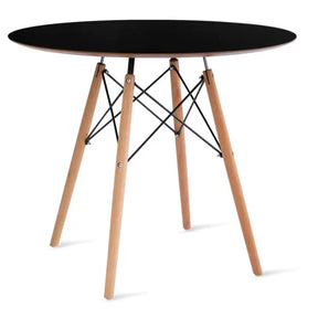 Conjunto Mesa Eames 90cm + 4 Cadeiras Kaila – Design Escandinavo