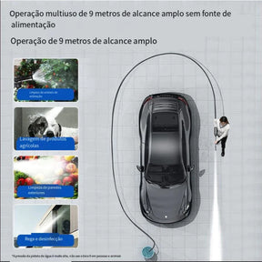 Lavajato 48V Pistola Lavadora Portátil De Alta Pressão Recarregável Carros e Jardins Pistola Residencial Bivolt