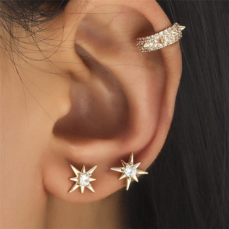 Brinco Ear Cuff Estelar