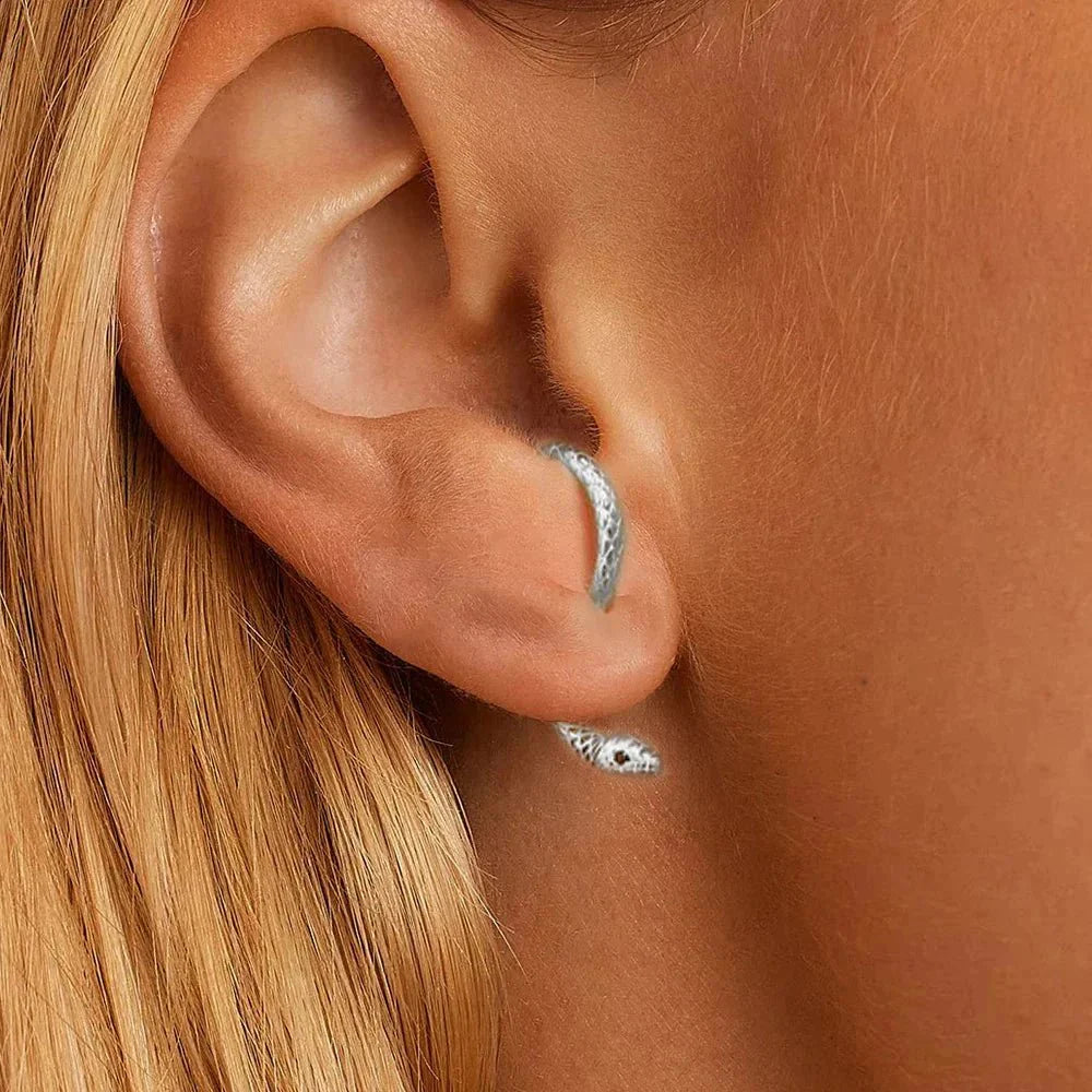 Brinco Serpente banhado a Ouro 18k