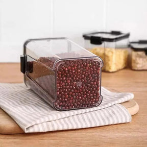 Potes Herméticos Transparente com Vedação para Mantimentos