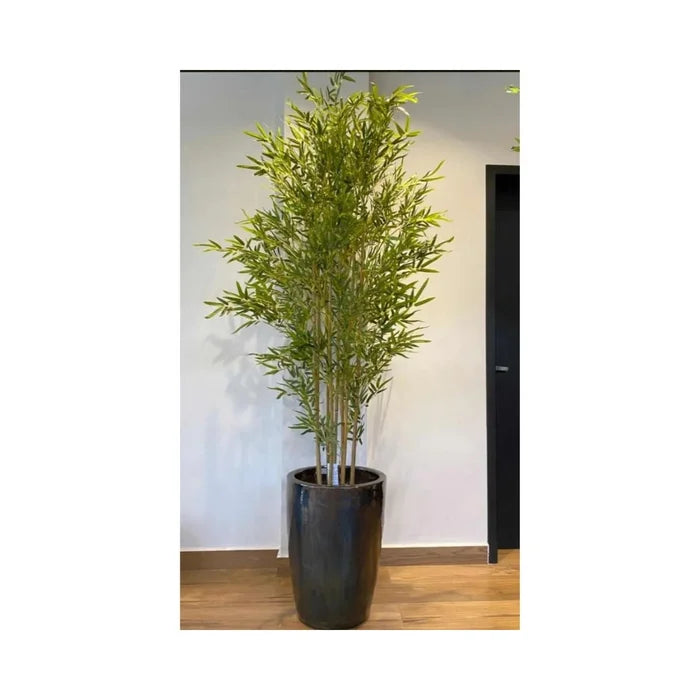 Kit 4 Planta Artificial Arvore Bambu Da Sorte 1.50cm Verde