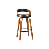 Banqueta para Cozinha Alta Giratória Madeira Rustica
