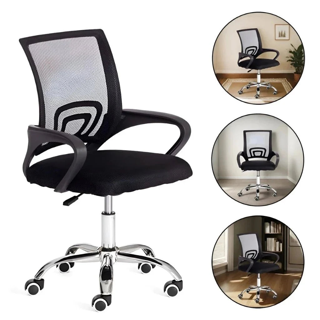 Cadeira de Escritório com Encosto em Tela Mesh