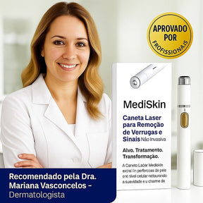 Caneta Laser MediSkin™ – Remove Manchas e Verrugas sem Dor