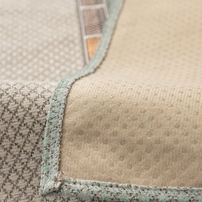 Capa para Sofá Protetora em Chenille Antiderrapante Marrom Claro