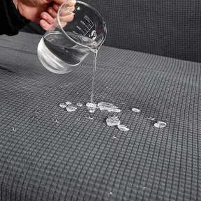 Capa Elástica Impermeável para Cadeira de Jantar Premium Preta