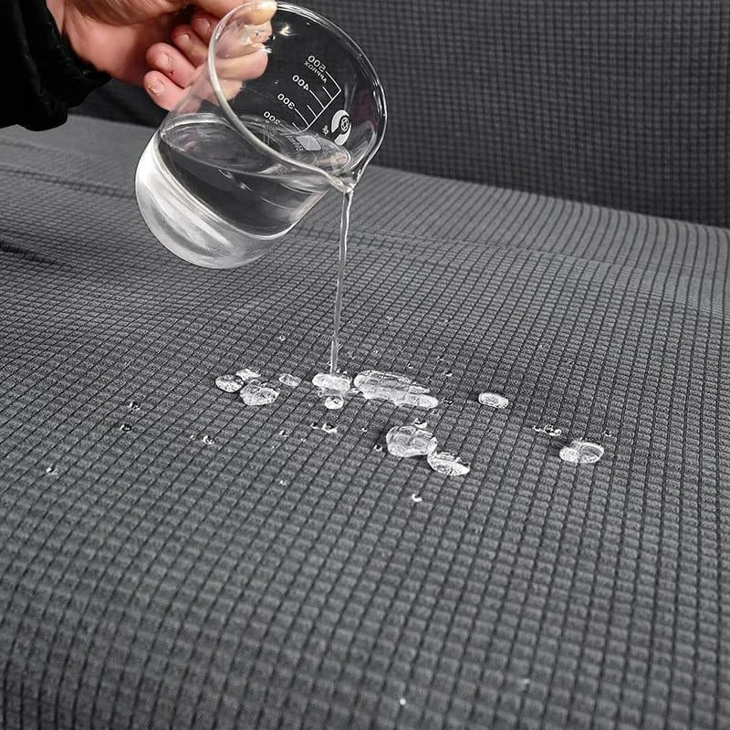 Capa Elástica Impermeável para Cadeira de Jantar Premium Preta