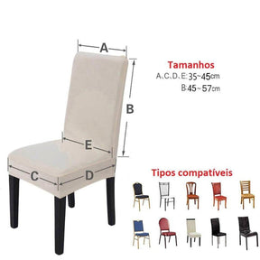 Capa Para Cadeira de Jantar Resistente a Água