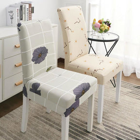 Jogo de Capa Para Cadeira de Jantar Resistente a Água Estampadas