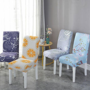Jogo de Capa Para Cadeira de Jantar Resistente a Água Estampadas