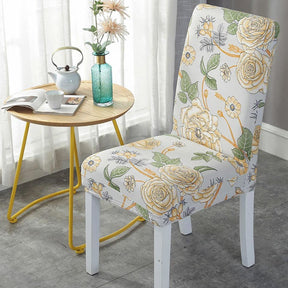 Jogo de Capa Para Cadeira de Jantar Resistente a Água Estampadas