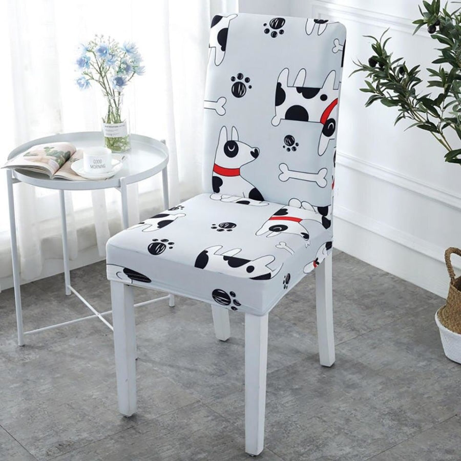 Jogo de Capa Para Cadeira de Jantar Resistente a Água Estampadas