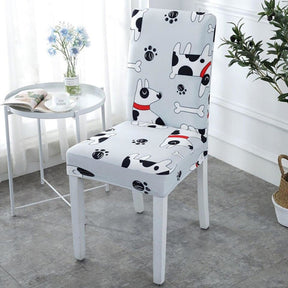 Jogo de Capa Para Cadeira de Jantar Resistente a Água Estampadas