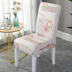 Jogo de Capa Para Cadeira de Jantar Resistente a Água Estampadas