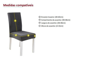 Capa Para Cadeira de Jantar Resistente a Água Estampadas - Vários Modelos