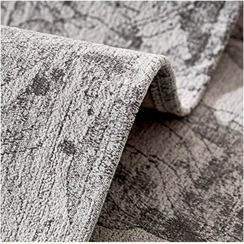 Capa para Sofá Estilo Nórdico em Chenille Antiderrapante Cinza