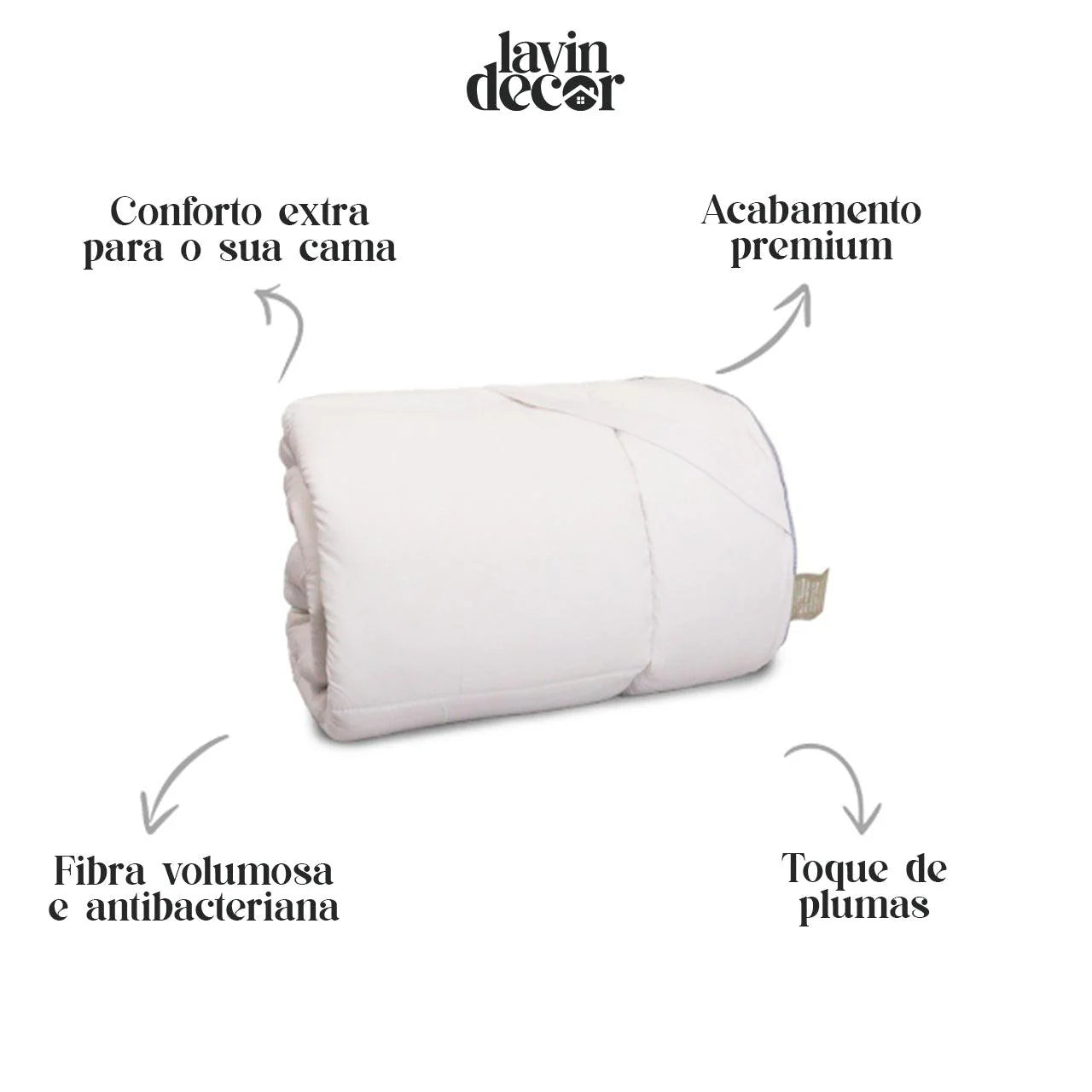Pillow Top Diamond Lavin - COMPRE 1 LEVE 2