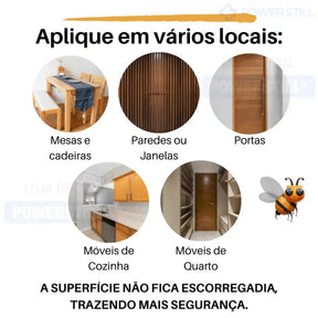 Cera de Mel para Polimento de Madeiras e Combate de Cupins + BRINDE