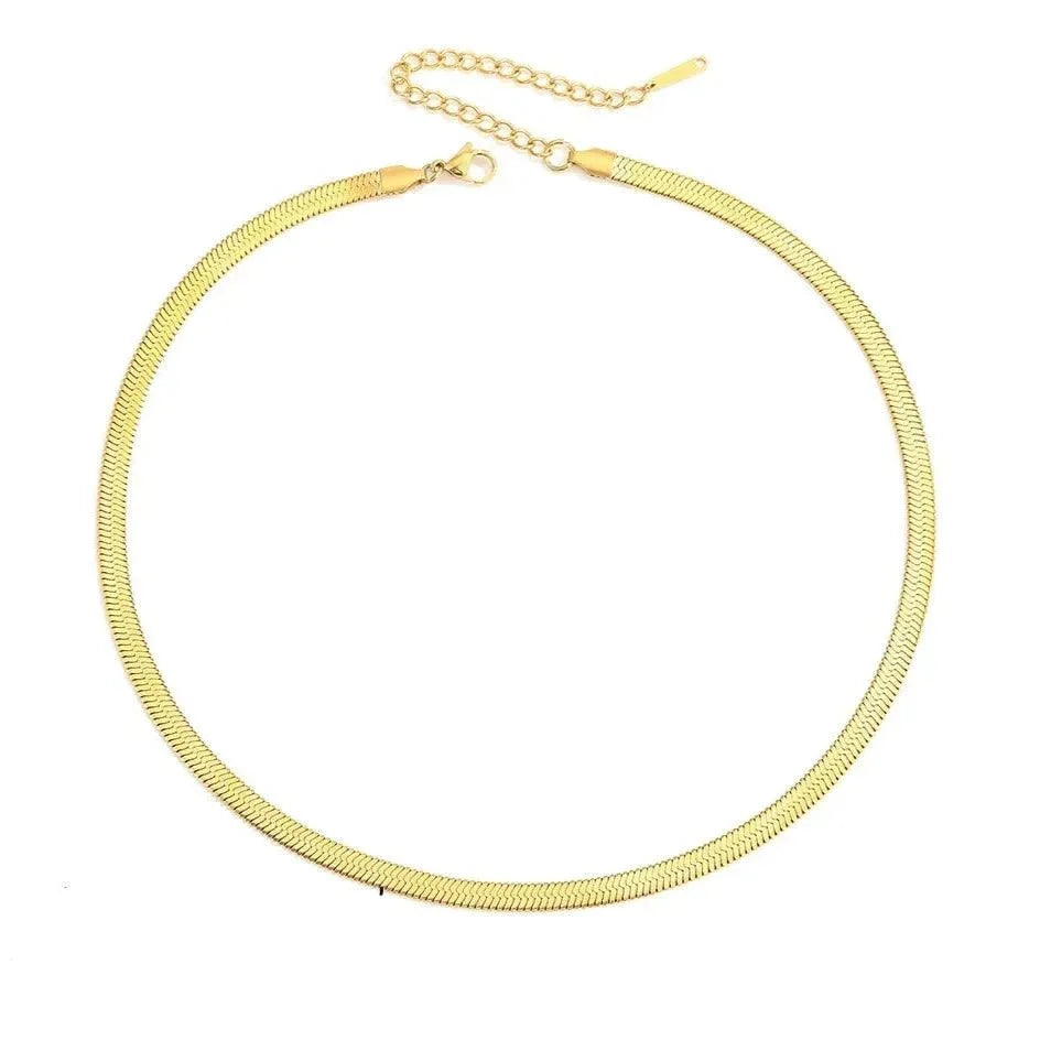 Colar de Malha Banhado a Ouro 18k