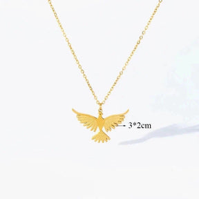 Colar Fênix Cravejado