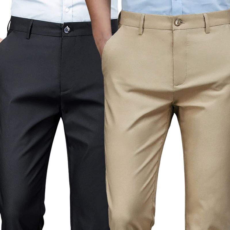 COMPRE 1 E LEVE 2 |  Calça Social Clássica Alfaiataria Gentleman 2025 + Brinde Cinto Social Couro