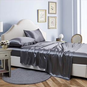 Conjunto de Lençóis  de Cetim com Fronhas